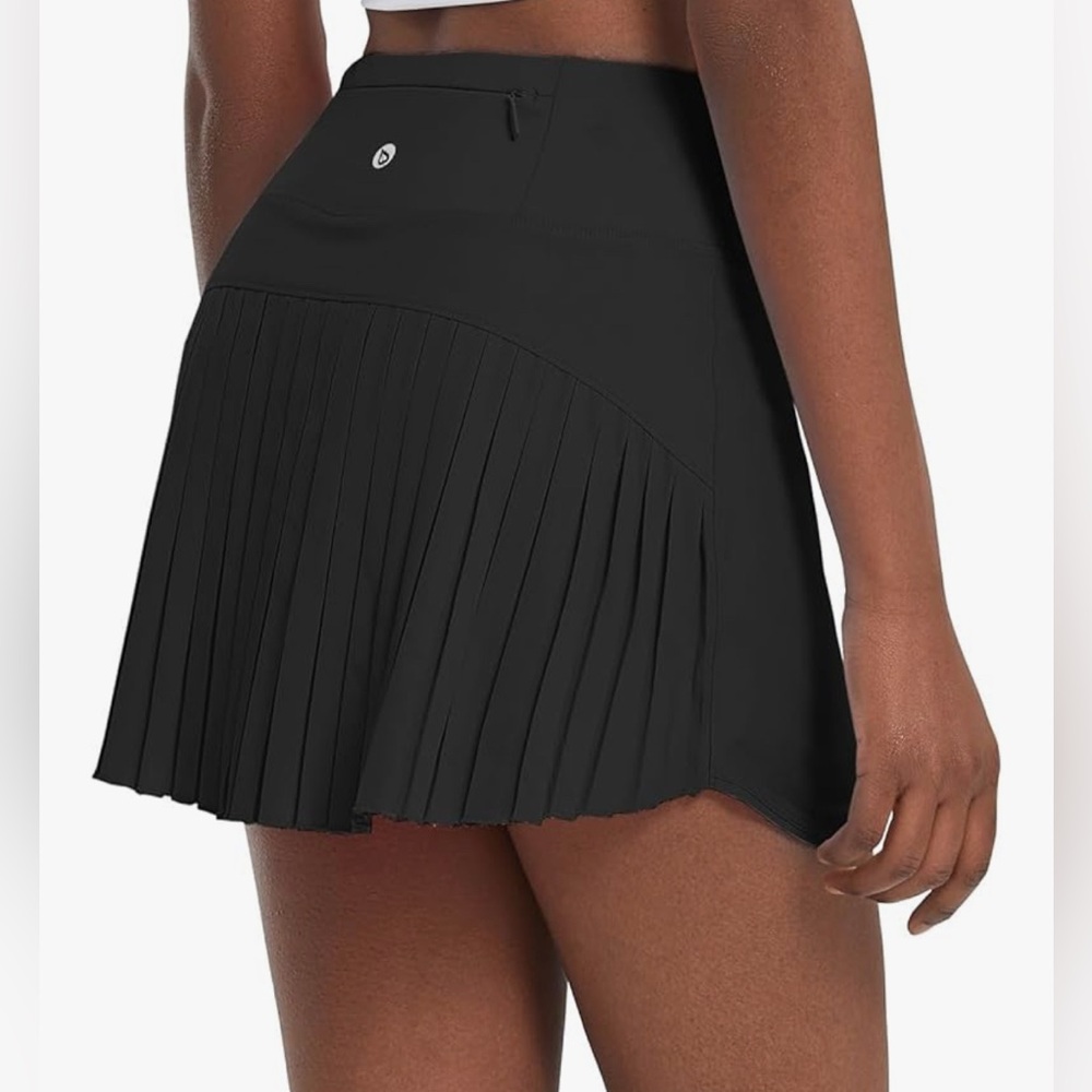 Baleaf Women's Pleated Tennis Skirt Golf Skorts for Woman High Waisted Pockets